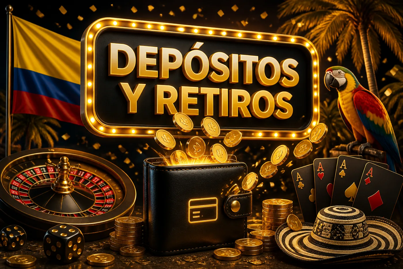 Depósitos y retiros en Colombia